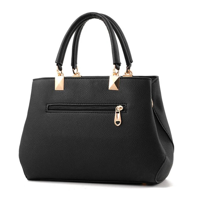 Women Larger Capacity Handbags -  Leather Shoulder Crossbody Bag