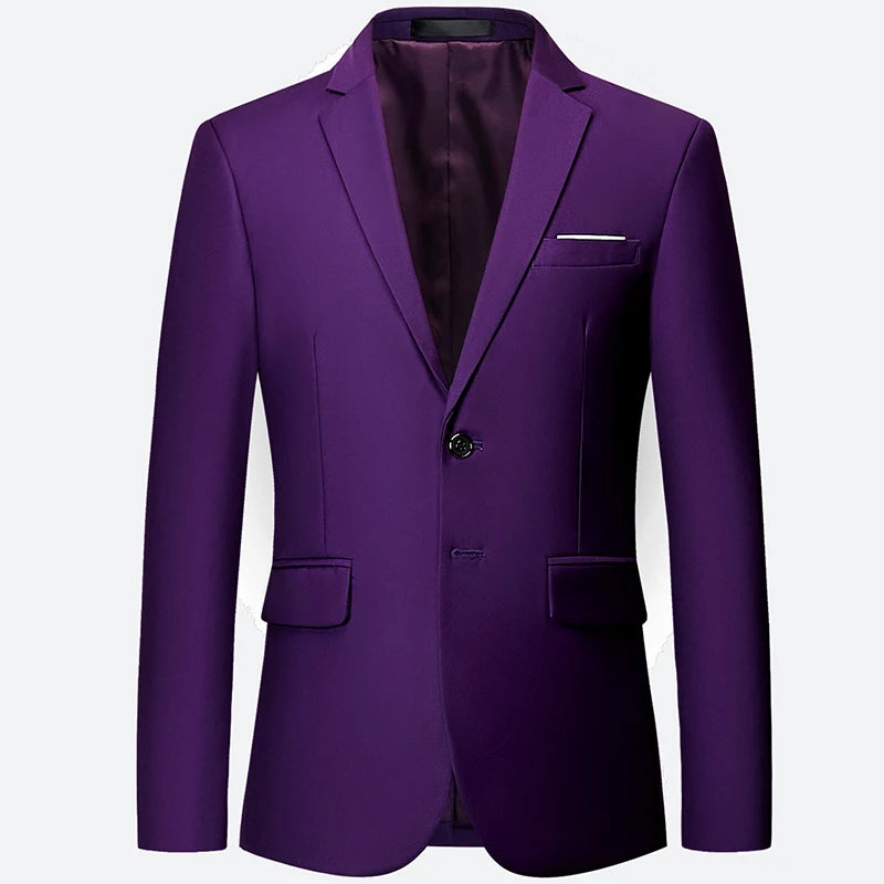 Luxury Men's 3-Piece Slim Fit Wedding Suit