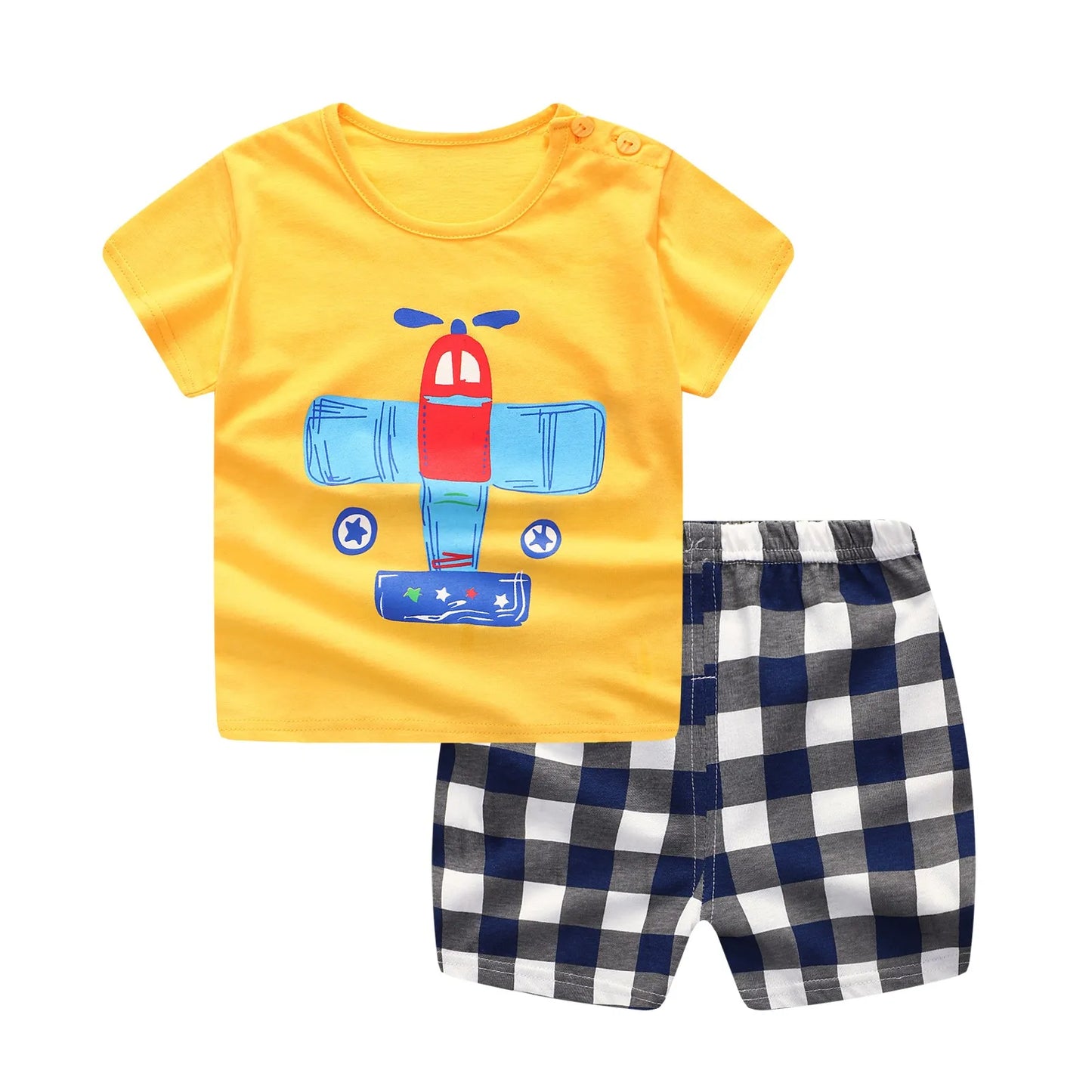 Ensemble de survêtement de sport pour bébé garçon avec t-shirt et short