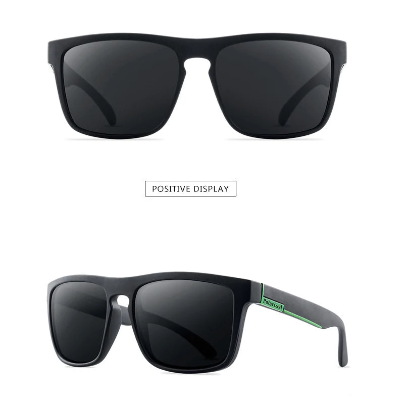 Men's Polarized Mirror Square Sunglasses
