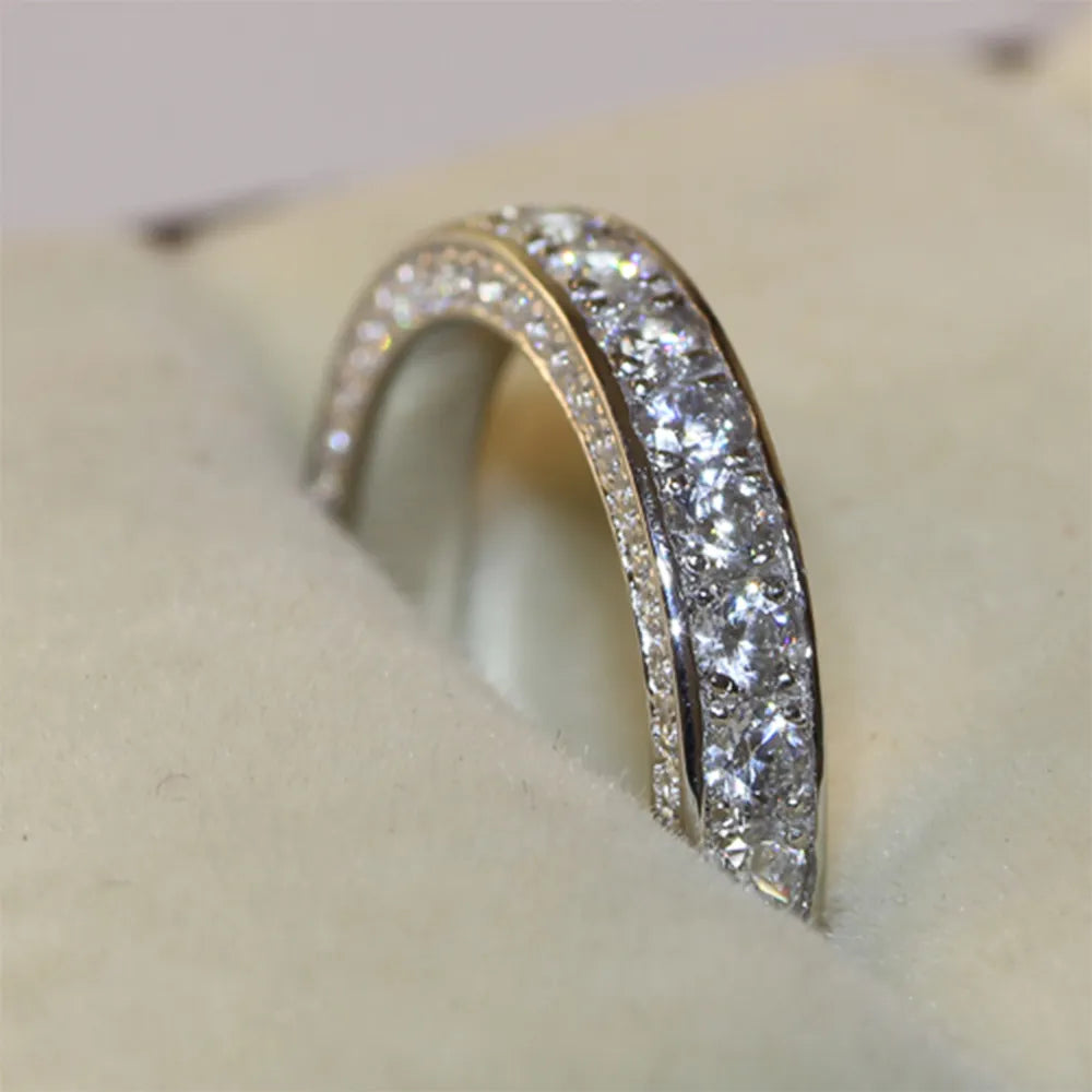 Women Dazzling Cubic Zircon Ring