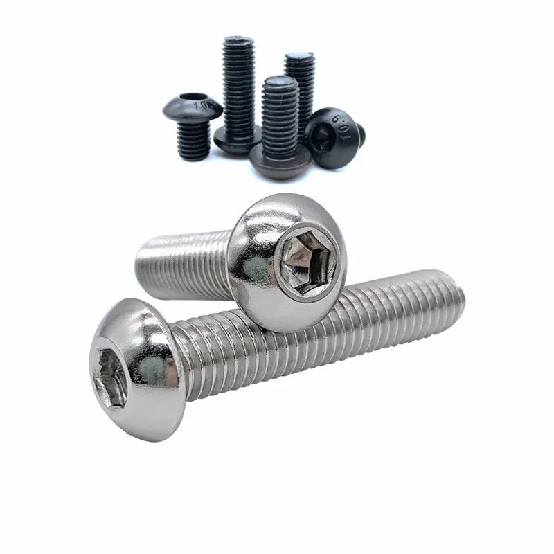 Black Grade 10.9 Stainless Steel Allen Bolt Set