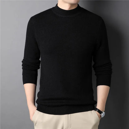 Men’s Cashmere Half Turtleneck Sweater