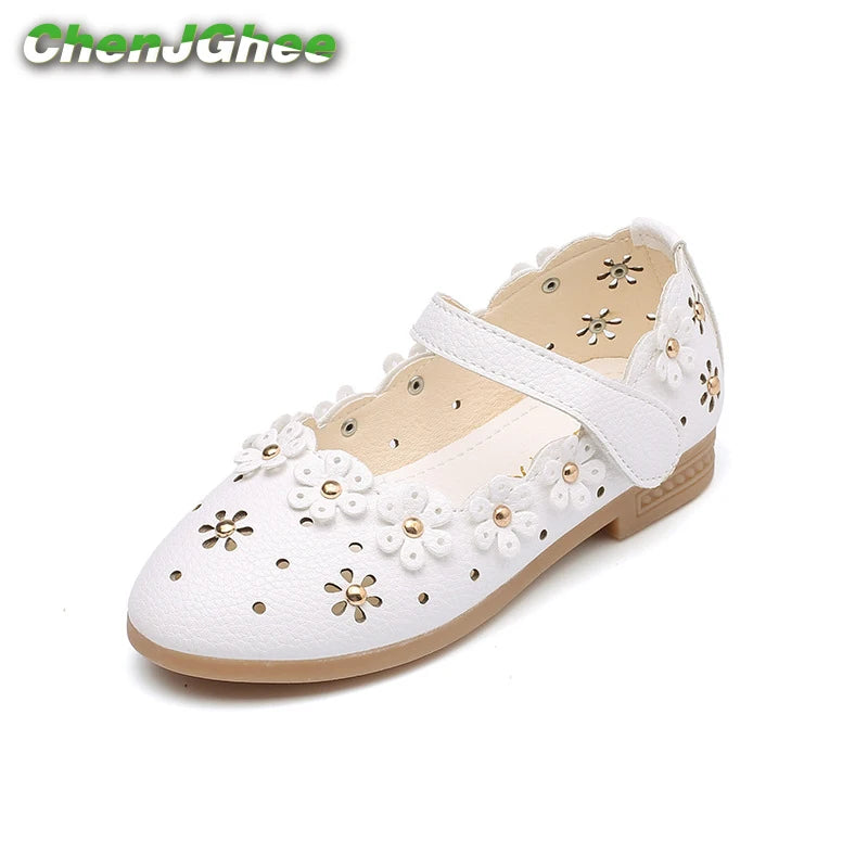 Chaussures en cuir pour filles - Mocassins souples pour filles