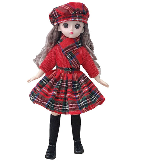 Girl Brown Eyes Doll - Kids Toys