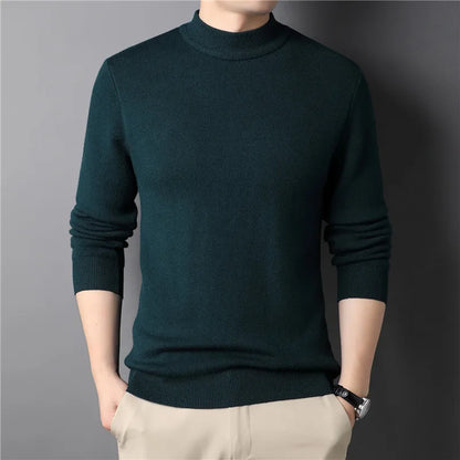 Men’s Cashmere Half Turtleneck Sweater