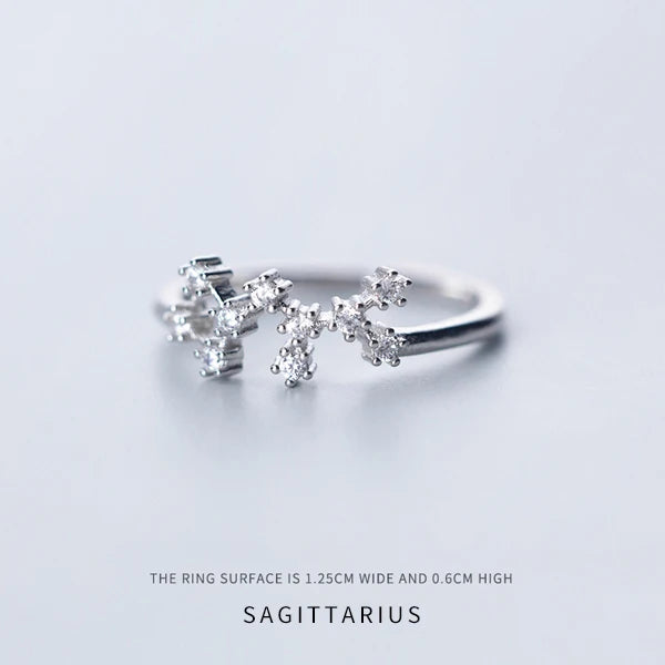 Women's 925 Sterling Silver Cross Flower Rings