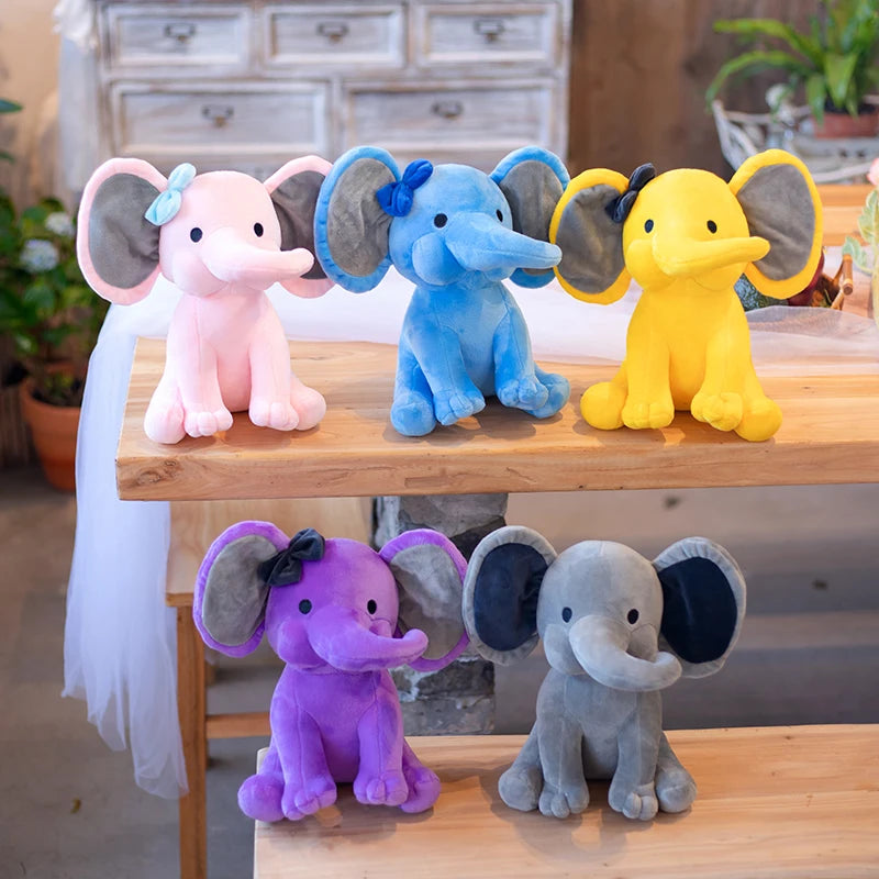 Jouets en peluche éléphant - Poupée en peluche douce pour enfants