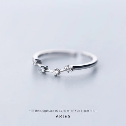 Women's 925 Sterling Silver Cross Flower Rings