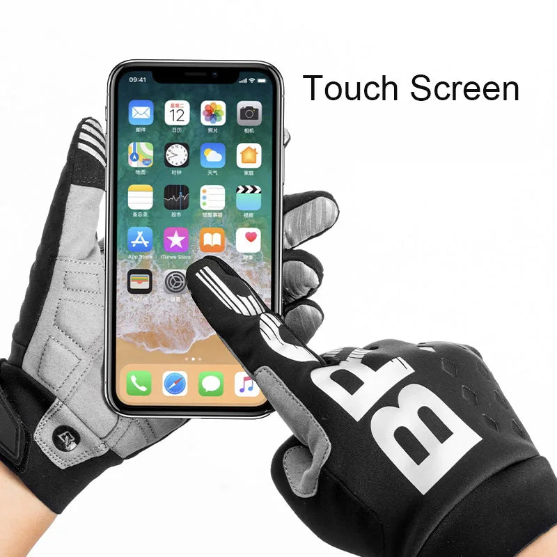 ROCKBROS Touch Screen Waterproof MTB Cycling Gloves