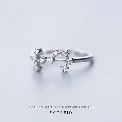 Women's 925 Sterling Silver Cross Flower Rings