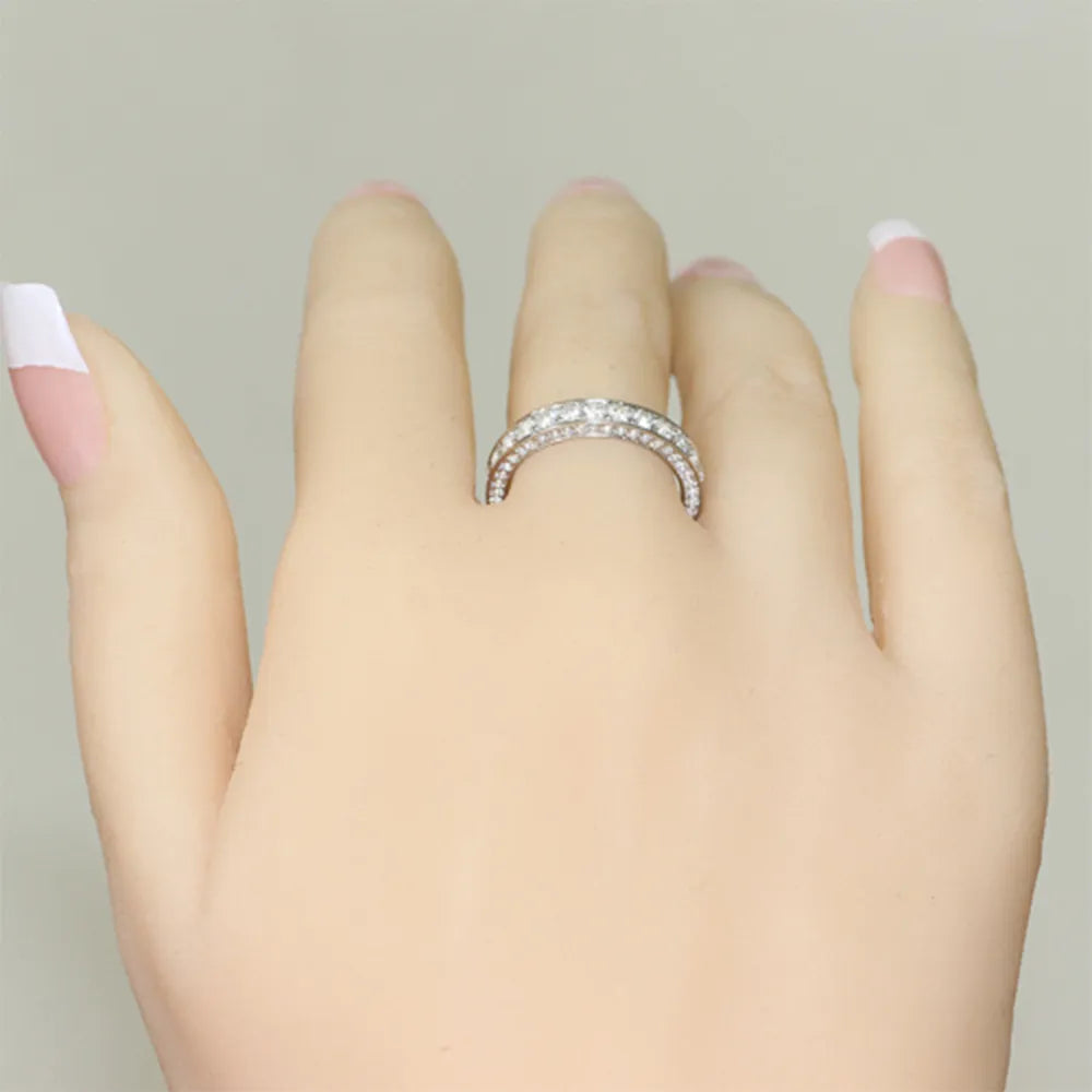 Women Dazzling Cubic Zircon Ring