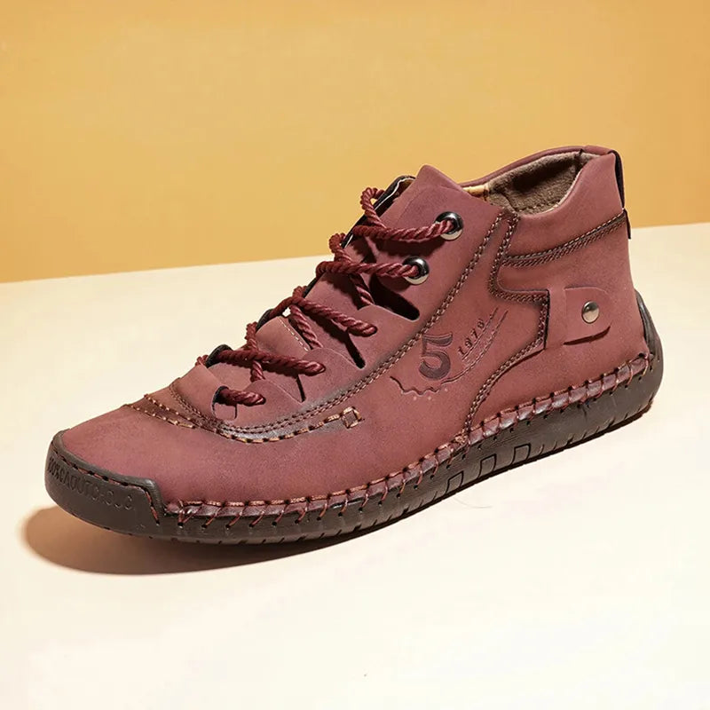 Handmade Leather Casual Men Winter Shoes