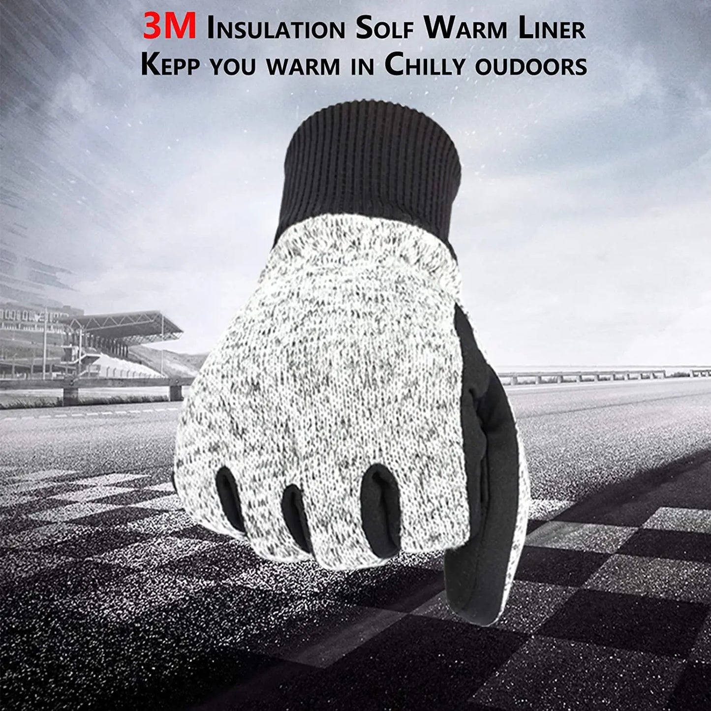 3M Thinsulate Winter Cycling Gloves Warm & Durable