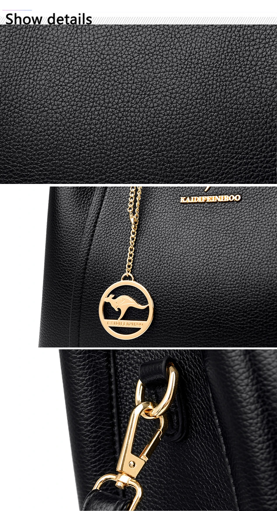 Sacs à main de luxe en cuir souple pour femmes