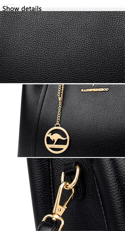 Sacs à main de luxe en cuir souple pour femmes