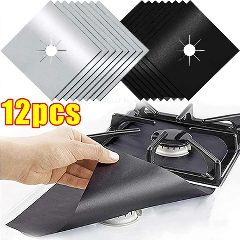 Heat Resistant Oil Proof Reusable Stove Protector Pads