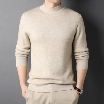 Men’s Cashmere Half Turtleneck Sweater