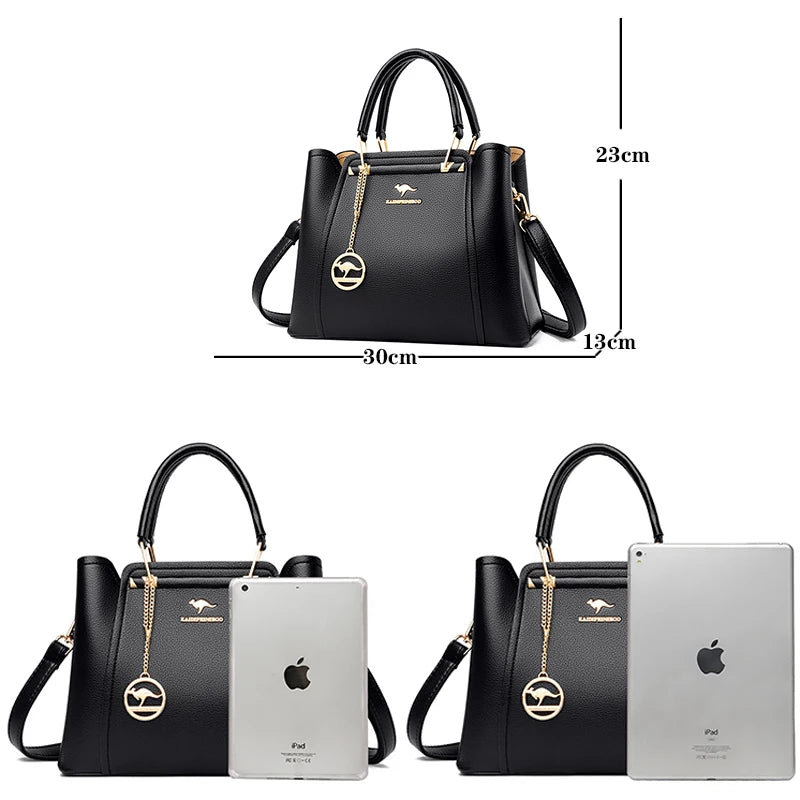 Sacs à main de luxe en cuir souple pour femmes