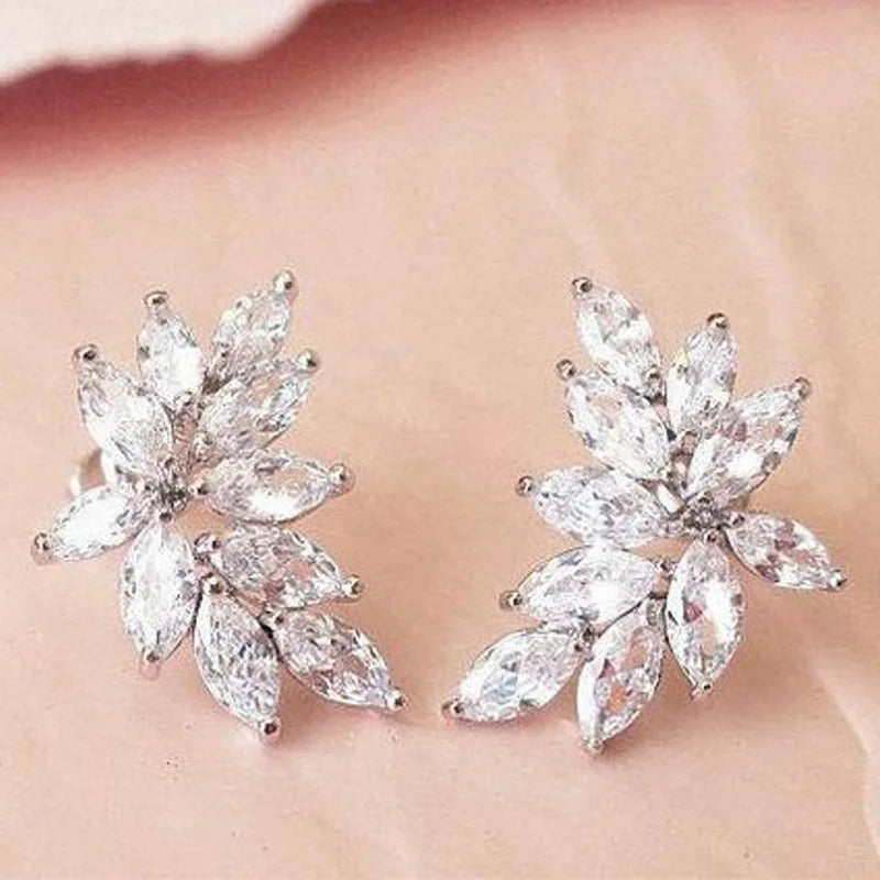 Chic Leaf Stud Earrings