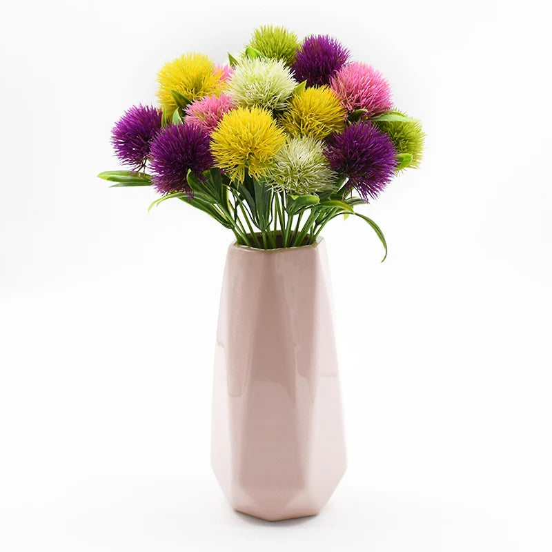 10pcs Artificial Dandelion Bouquets for Wedding and Home Decor