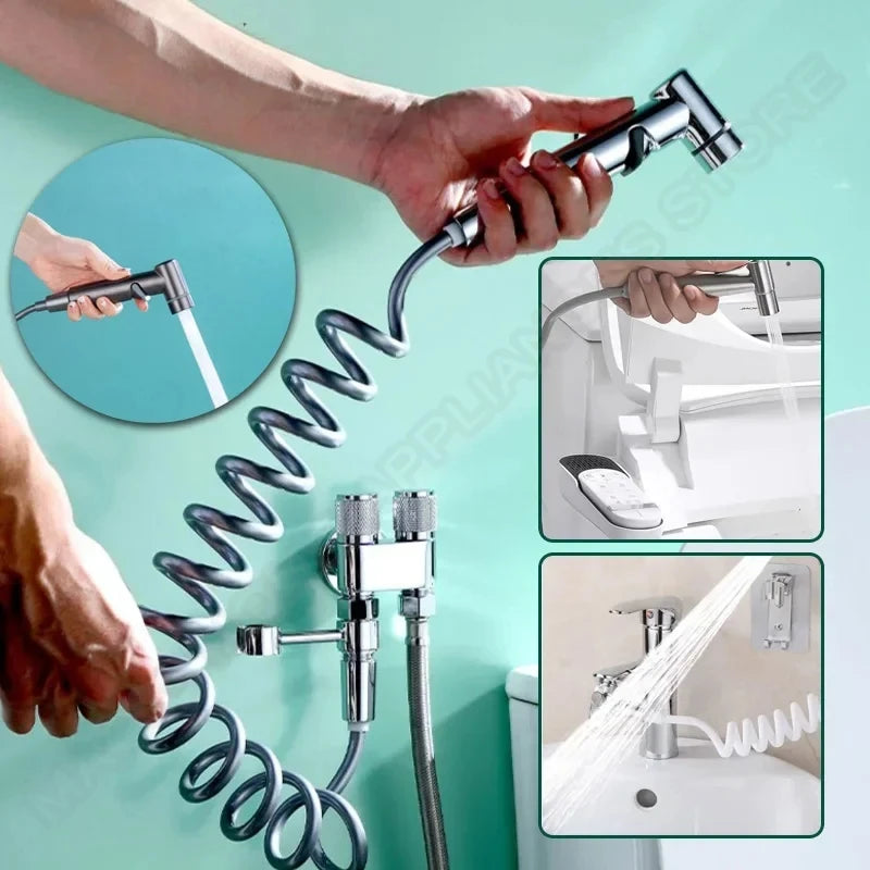 High-Pressure Hygienic Toilet Cleaning Bidet Sprayer