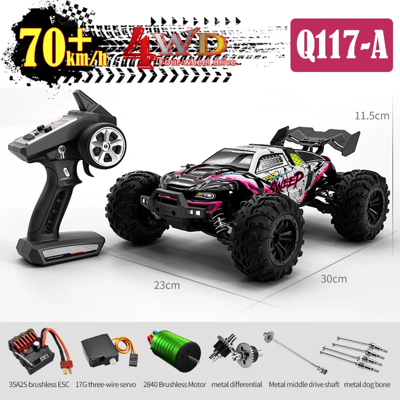 High Speed Brushless Motor 2.4G Remote Control Car