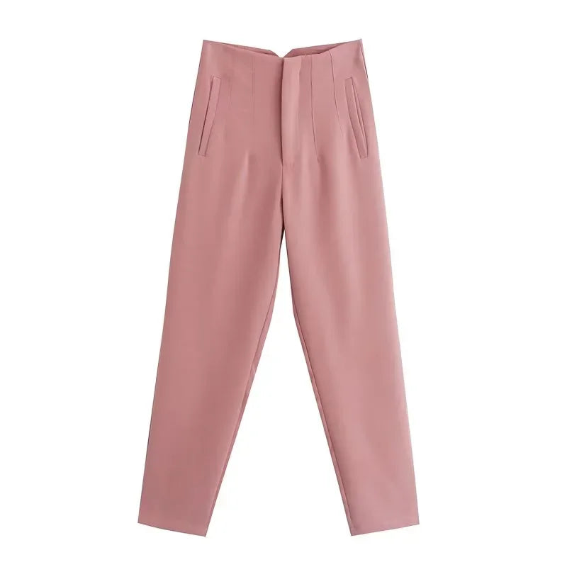 High Waist Pencil Pants