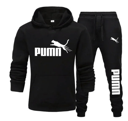 Men's Pullover Hooded Gym Tracksuit