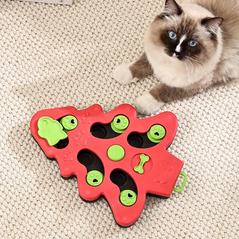 Interactive Slowly Eating Pet Puzzle Feeder