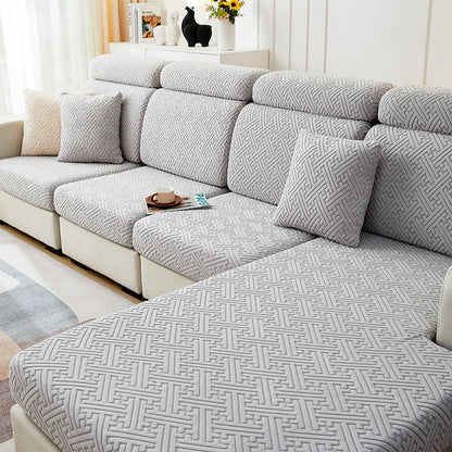 Jacquard Stretchable Thicken Sofa Seat Cover