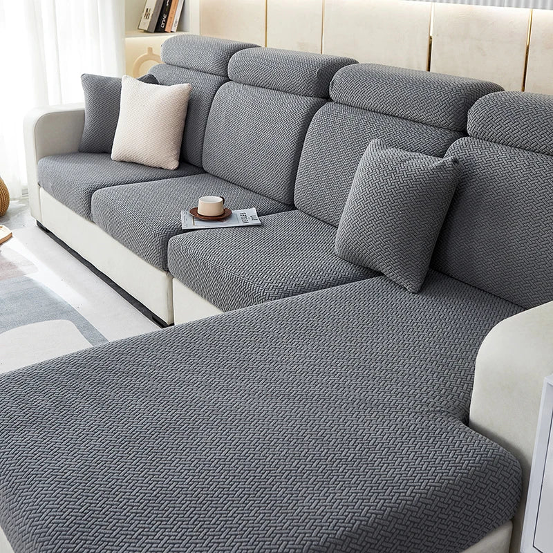 Jacquard Stretchable Thicken Sofa Seat Cover