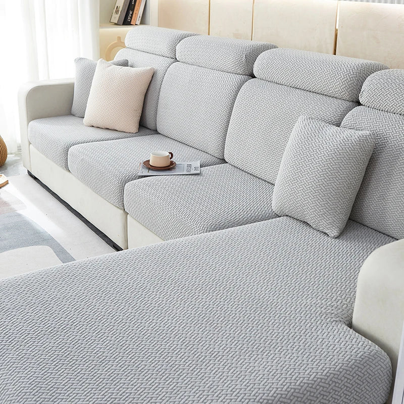 Jacquard Stretchable Thicken Sofa Seat Cover