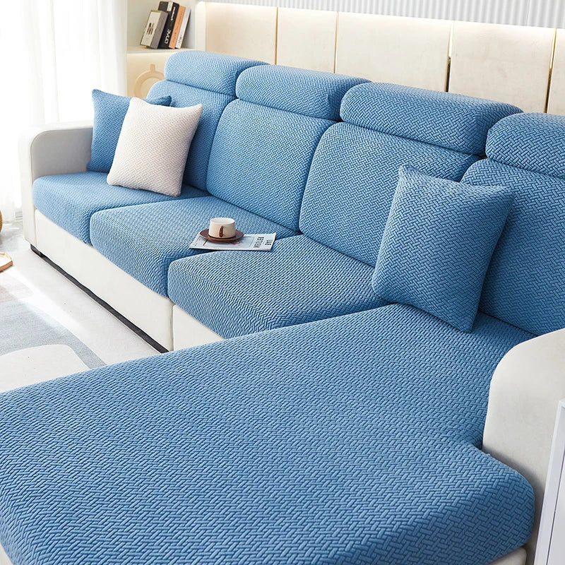 Jacquard Stretchable Thicken Sofa Seat Cover