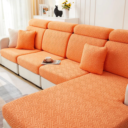 Jacquard Stretchable Thicken Sofa Seat Cover