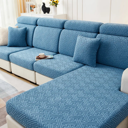 Jacquard Stretchable Thicken Sofa Seat Cover