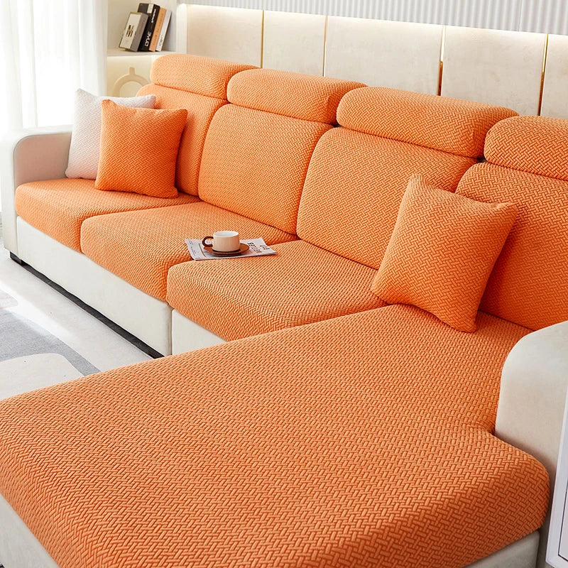 Jacquard Stretchable Thicken Sofa Seat Cover