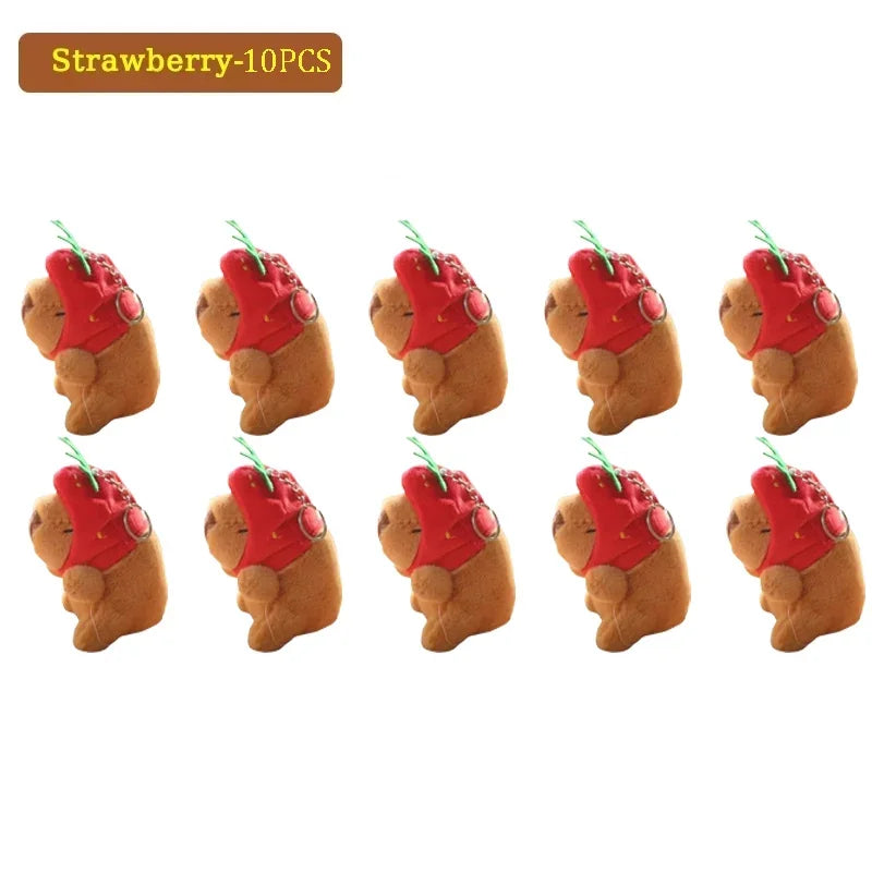 Keychain Realistic Capybara Toys