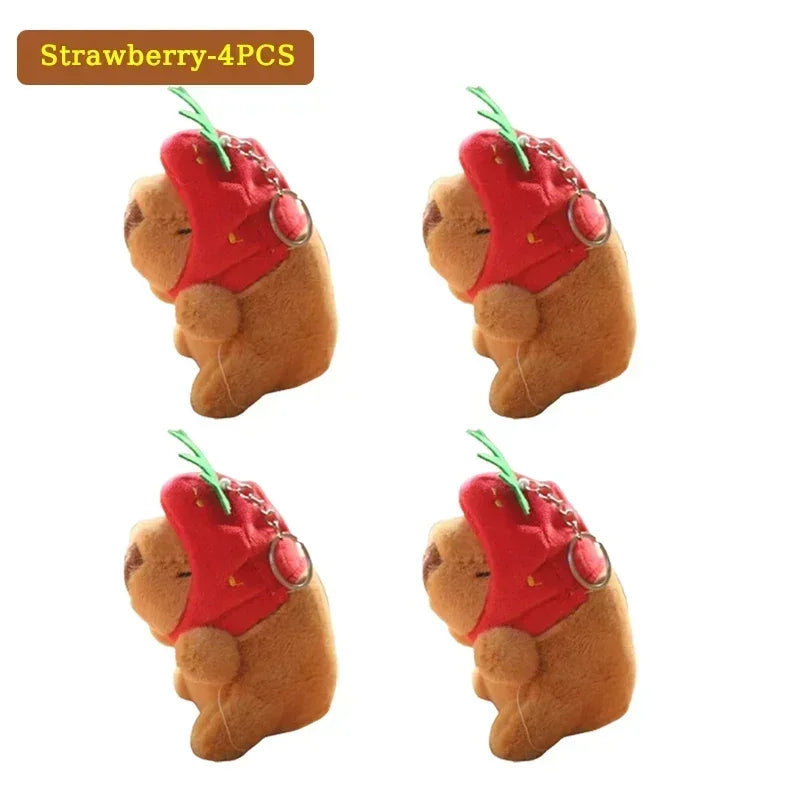 Keychain Realistic Capybara Toys