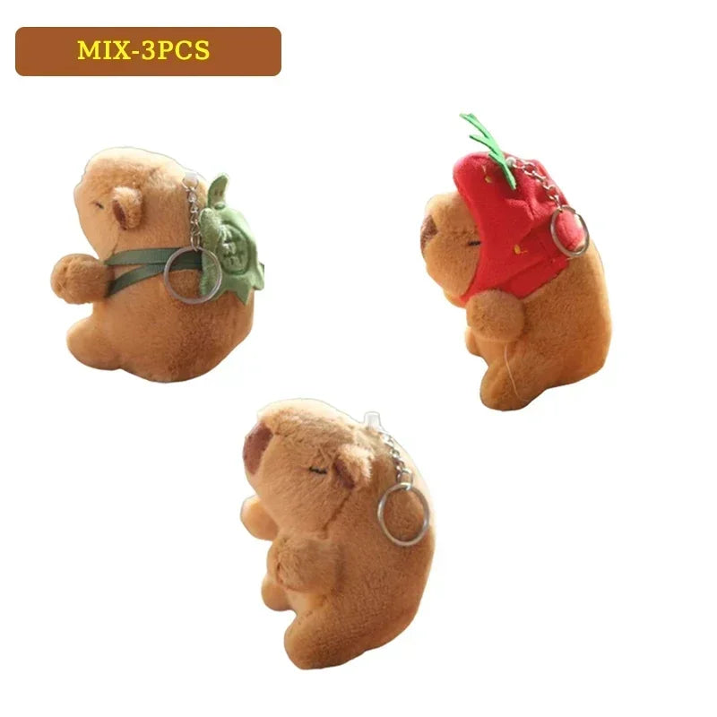 Keychain Realistic Capybara Toys
