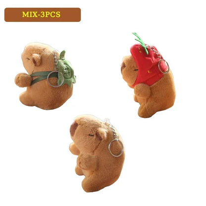 Keychain Realistic Capybara Toys