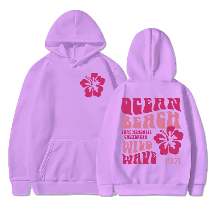 Kid's Letter Print Aesthetics Long Sleeve Hoodies