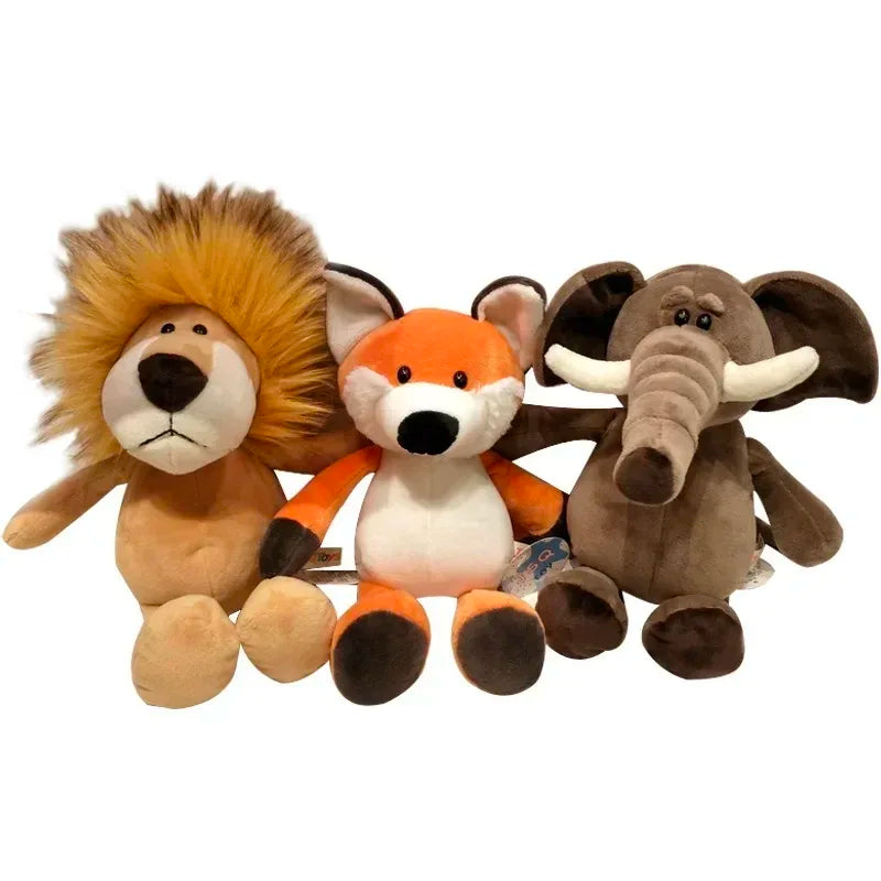 Kid's Stuffed Plush Animals Jungle Toys