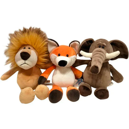 Kid's Stuffed Plush Animals Jungle Toys