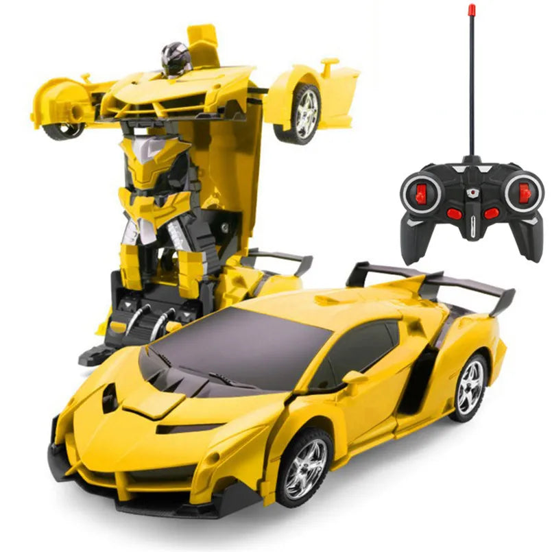 Kid's 2 in 1 Electric Transformation RC Robot Car