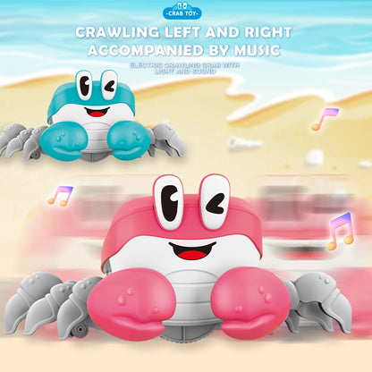 Kid's Crab Crawling Music Walking Toys