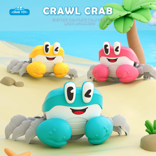 Kid's Crab Crawling Music Walking Toys