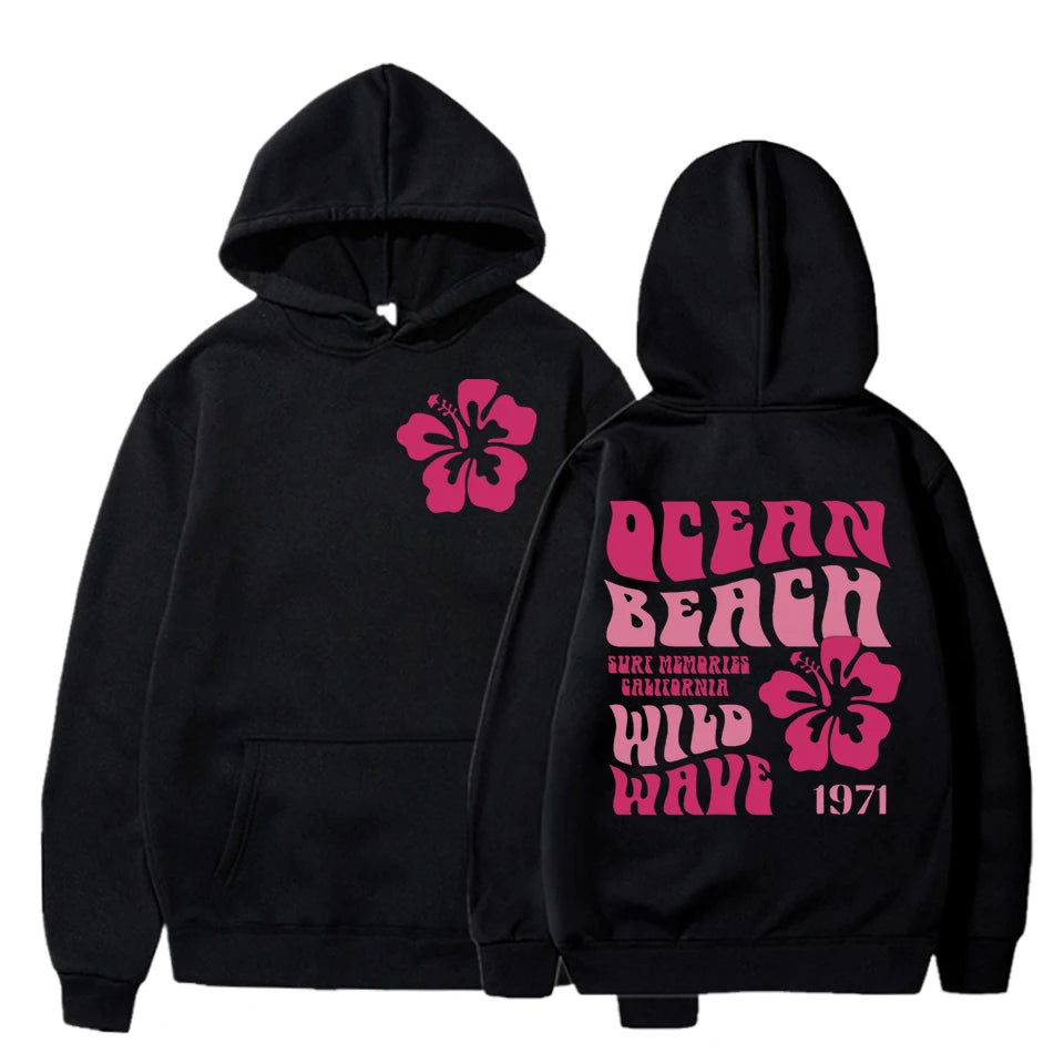 Kid's Letter Print Aesthetics Long Sleeve Hoodies