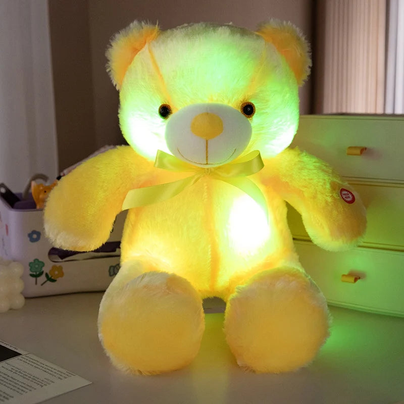 Kid's Luminous Light Up LED Teddy Bear Plush Toy