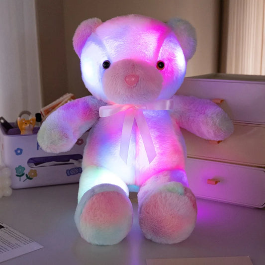 Kid's Luminous Light Up LED Teddy Bear Plush Toy